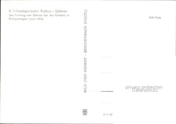 Lokomotive Schmalspurbahn Putbus-Göhren Einfahrt P – Bild 2