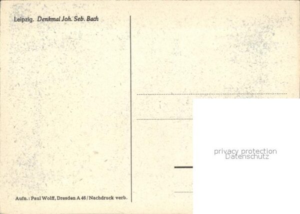 Bach Johann Sebastian Denkmal Leipzig – Bild 2
