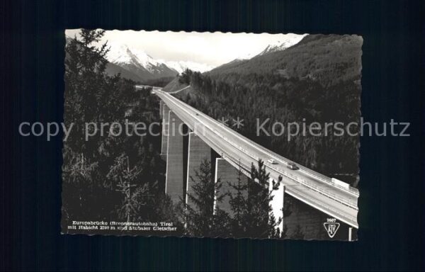 Bruecken Bauwerke Europabrücke Brennerautobahn Tirol Habi