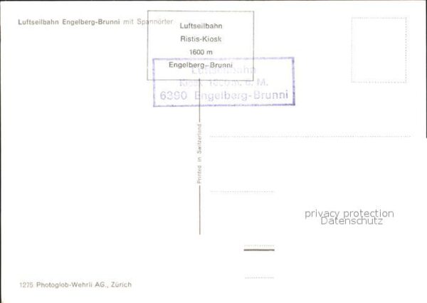 Seilbahn Engelberg-Brunni Spannörter – Bild 2