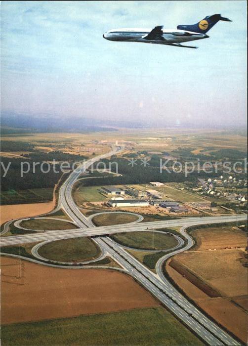 Lufthansa Flughafen Köln/Bonn Autobahnkreuz Flieg