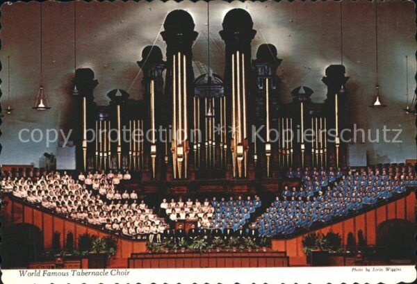 Kirchenorgel Tabernacle Organ and Choir Temple Squar