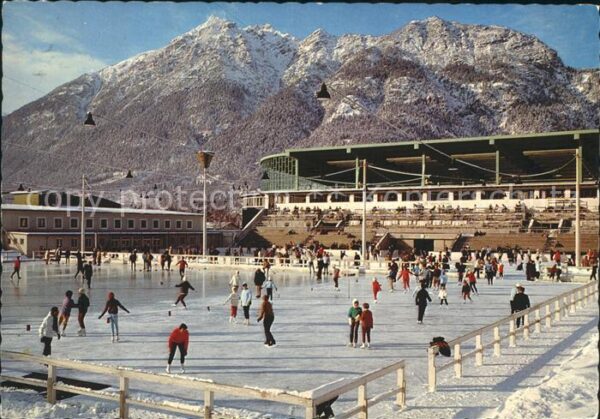 Eislaufen Schlittschuhlaufen Olympia-Eisstadion Garmisch-Partenkirch