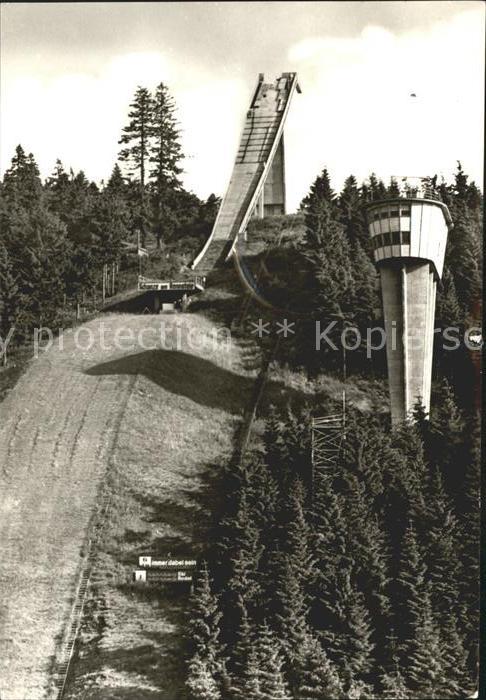Ski-Flugschanze Rennsteig Oberhof Thüringen