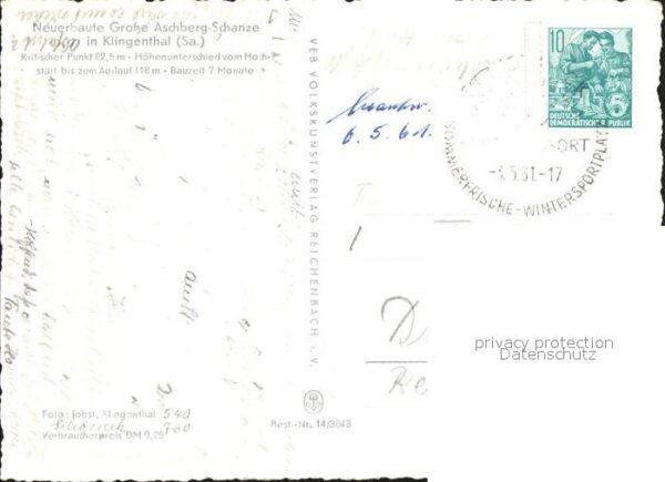Ski-Flugschanze Grosse Aschberg-Schanze Klingenthal Sac – Bild 2