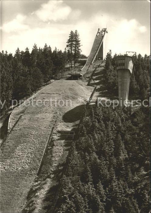 Ski-Flugschanze Rennsteig Oberhof Thüringen