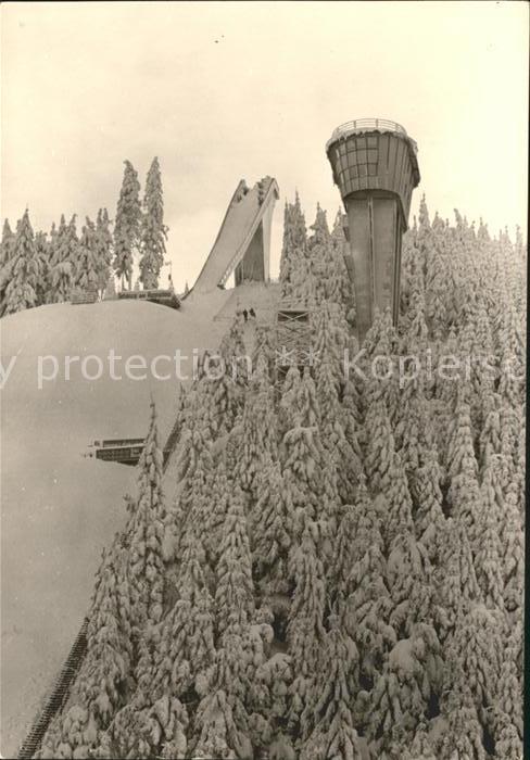 Ski-Flugschanze Rennsteig Oberhof Thüringen