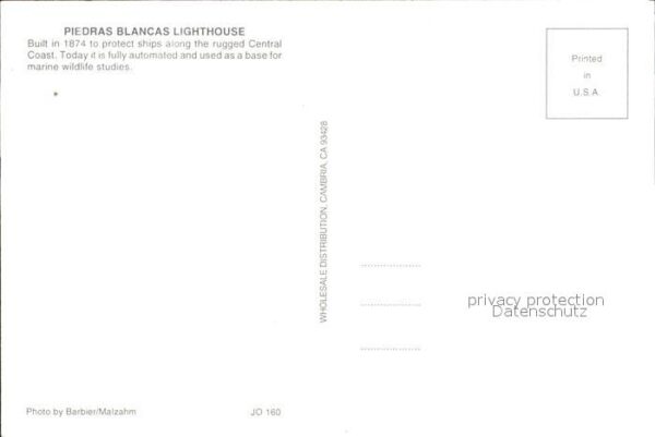 Leuchtturm Lighthouse Piedras Blancas – Bild 2