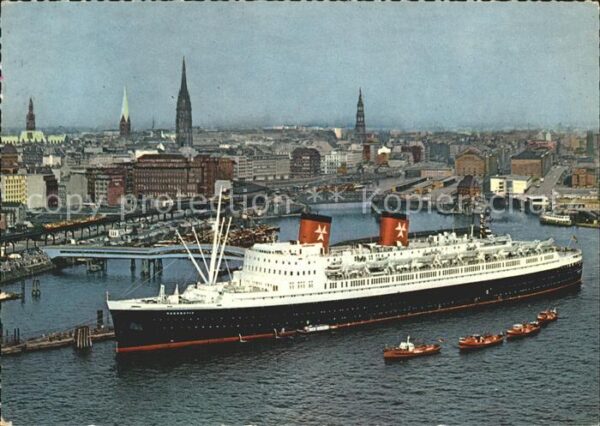 Dampfer Oceanliner Hanseatic Hamburg Hafen