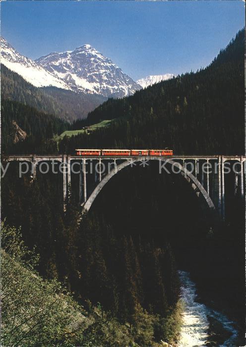 Viadukte Viaduc Langwieser Rhätische Bahn