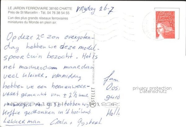 Modellbau-Eisenbahn Le Jardin Ferroviaire Chatte – Bild 2