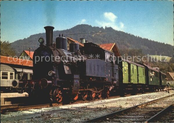 Lokomotive Dampfzug Tegernseebahn