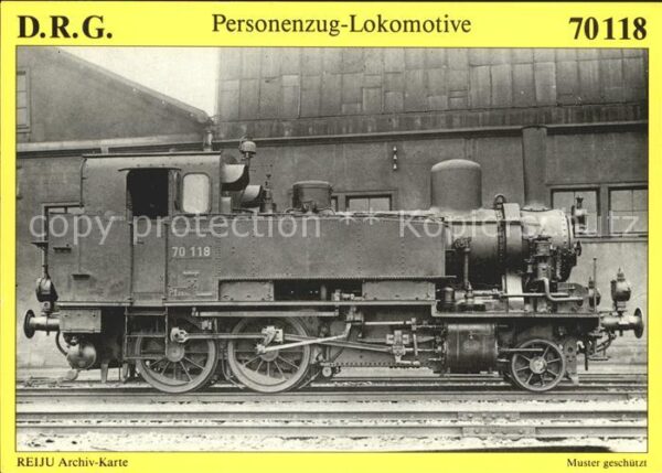 Lokomotive Dampf-Personenzug-Tenderlokomotive 7011