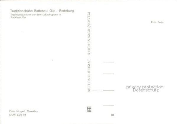 Lokomotive Traditionsbahn Radebeul Ost-Radeburg Lo – Bild 2