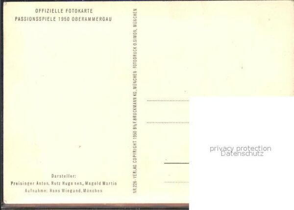 Passionsspiele Oberammergau Abendmahlszene Anton Preisinger – Bild 2