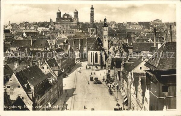 Augsburg Blick vom Jakobsturm
