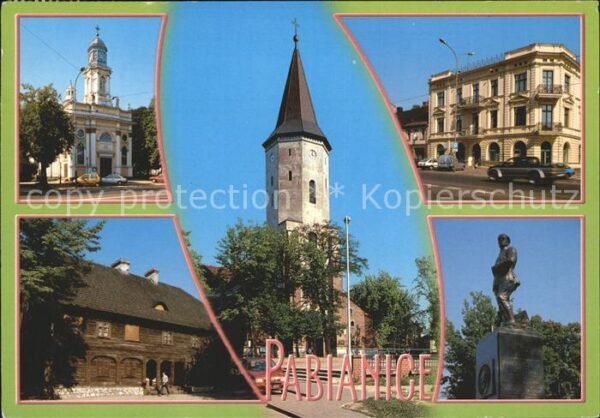 Pobianice kosciol sw Piotra i Pawta Dom Tkaczy Re
