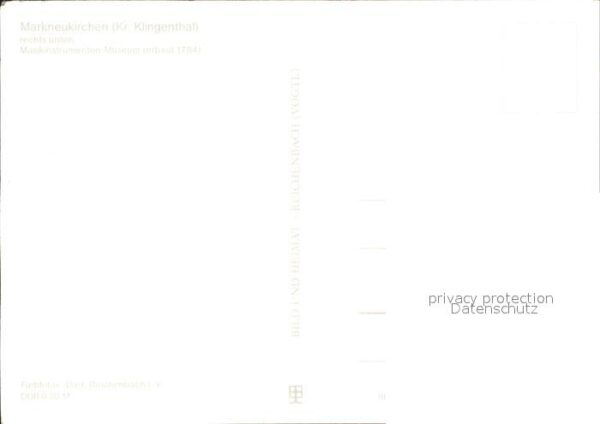 Markneukirchen Gesamt und Teilansichten Musikinstrumen – Bild 2
