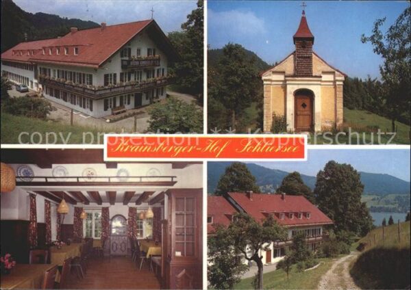 Schliersee Krainsberger Hof Gaststube Kapelle