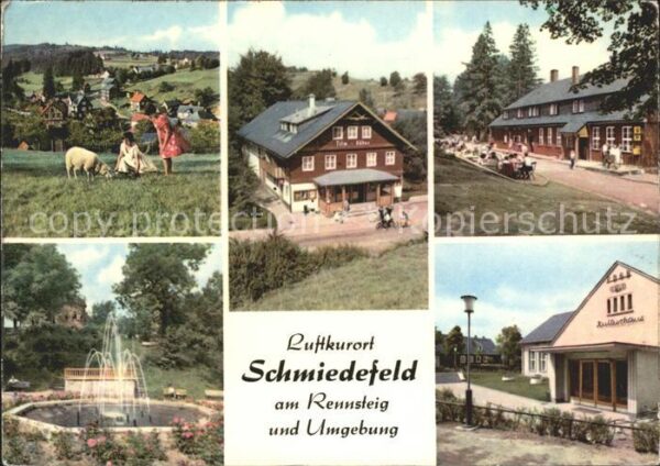 Schmiedefeld Rennsteig Blick auf Vesser Filmbühne Stutenhaus K