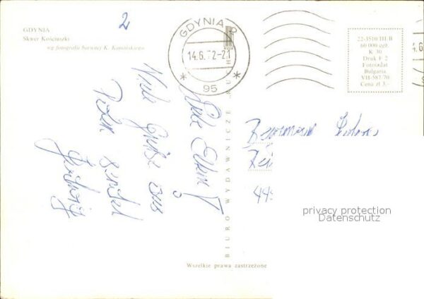 Gdynia Pommern Skwer Kosciuszki – Bild 2
