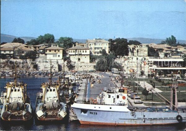 Nessebar Nessebyr Nessebre Hafenpartie