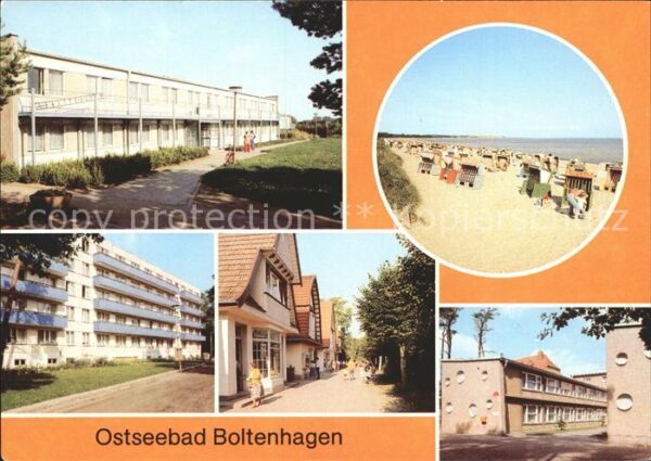 Boltenhagen Ostseebad FDGB Urlauberdorf Strand FDGB Heim Hohn