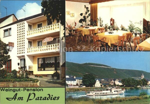 Kinheim Weingut Pension Am Paradies Gaststube F