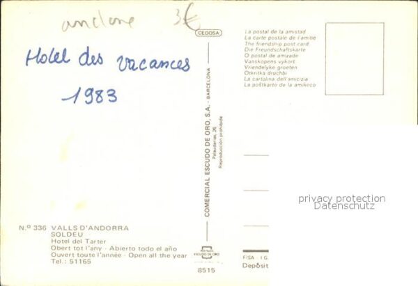 Andorra La Vella Hotel del Tarter Gastraum Bar – Bild 2