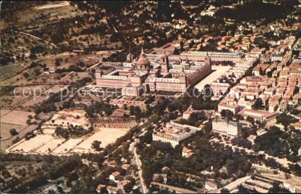 El Escorial El Monasterio Fliegeraufnahme