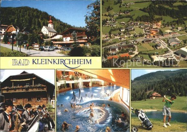 Bad Kleinkirchheim Kaernten Ortsansicht Fliegeraufnahme Trachtengru
