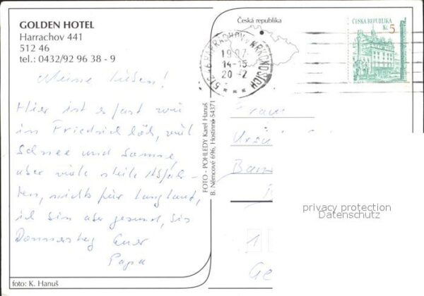 Harrachov Harrachsdorf Golden Hotel – Bild 2