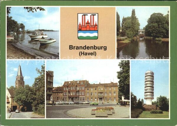 Brandenburg Havel An der Malge Schleuse Dom Altstädter Ma