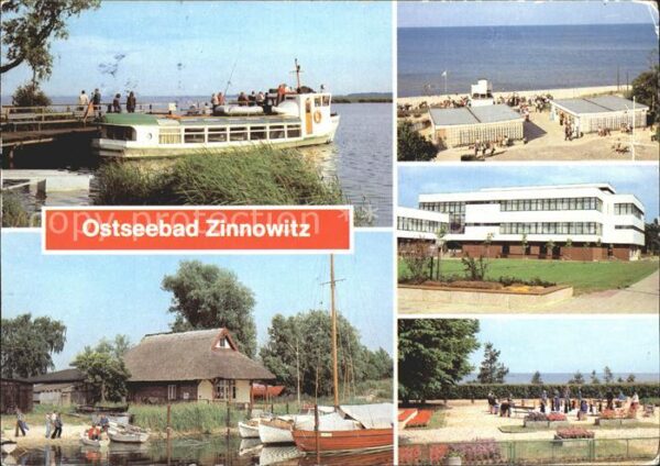 Zinnowitz Ostseebad Usedom Am Achterwasser Bootshafen Zugang zum S