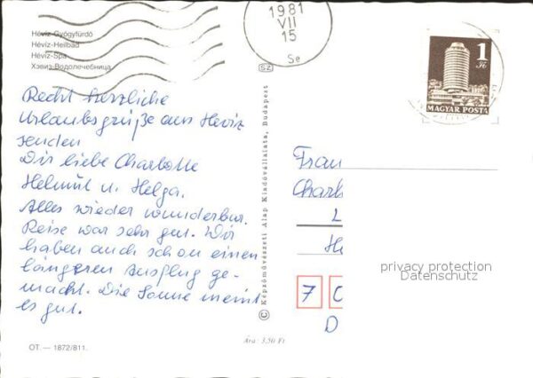 Heviz Heilbad Teilansichten – Bild 2