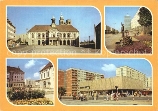 Magdeburg Rathaus Karl Marx Str Erich Weinert Den