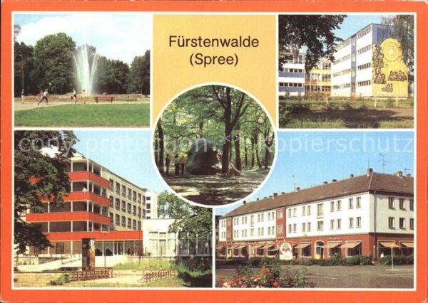 Fuerstenwalde Spree Park Polytech Oberschule Hermann Matern
