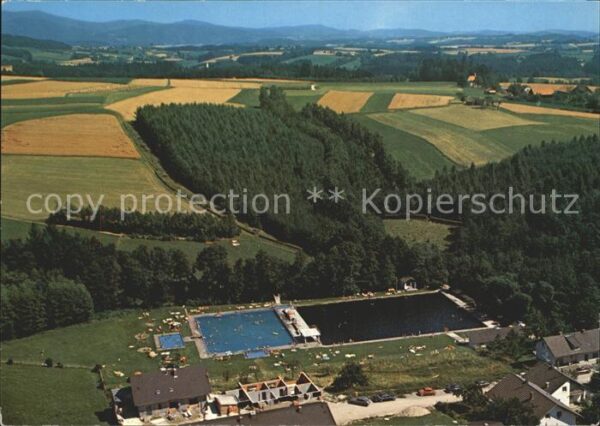 Markt Schwarzach Freibad Fliegeraufnahme