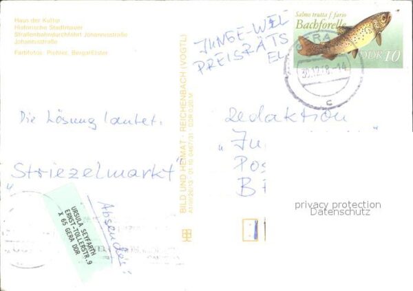 Gera Kulturhaus Histor Stadtmauer Strassenba – Bild 2