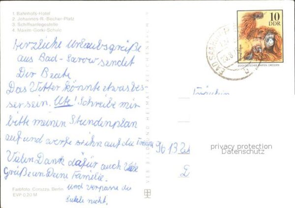 Bad Saarow-Pieskow Bahnhofs Hotel Johannes Becher Platz Sc – Bild 2