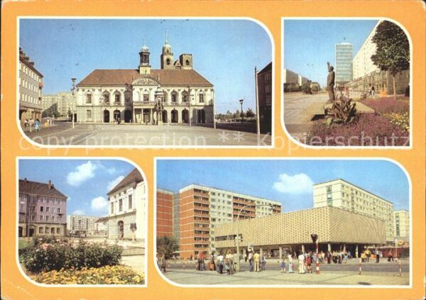 Magdeburg Rathaus Karl Marx Str Erich Weinert Den