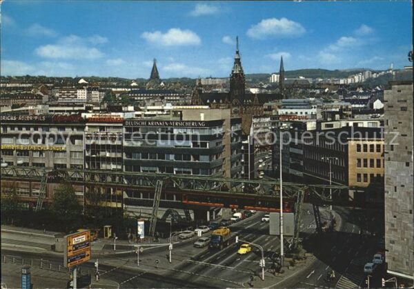 Wuppertal Brausenwerther Brücke Schwebebahn