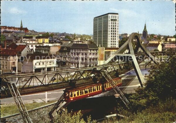 Wuppertal Schwebebahn Stadtansicht
