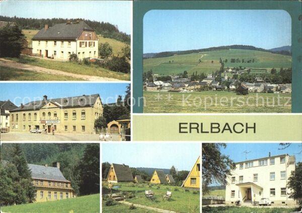 Erlbach Vogtland Gaststätte Waldschenke Markt Übersicht