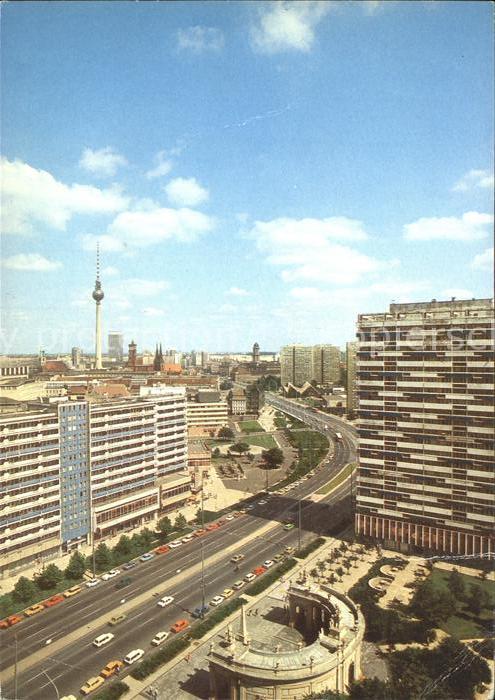 Berlin Blick auf Leipziger Strasse
