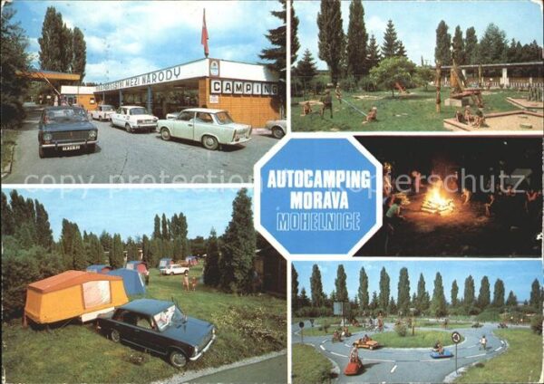 Mueglitz Mohelnice Czechia Autocamping Morava Eingang Spielplatz L