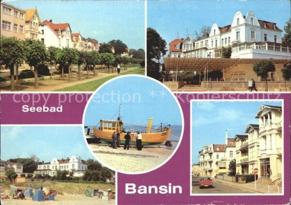 Bansin Ostseebad Strandpromenade FDGB Erholungsheim Jose