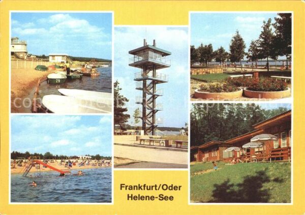 Frankfurt Oder Helene See Bootsverleih Turm Oststrand