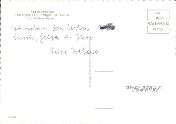 Bad Reichenhall Florianiplatz mit Predigtstuhl zur Weih – Bild 2