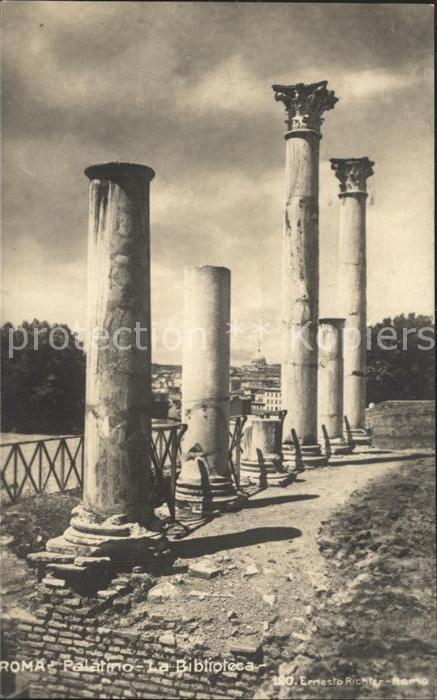 Roma Rom Palatino La Biblioteca